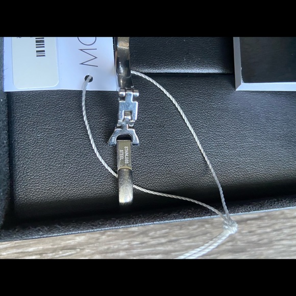 HP🎉MOVADO Stainless Steel Black Face Bangle Watch ⚡️Flash Sale⚡️ - Picture 11 of 16